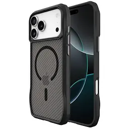 Чохол TPU Space Octagon with MagSafe для Apple iPhone 17 Pro Max (6.9) Carbon Black - мініатюра 2