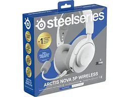Ігрова гарнітура SteelSeries Arctis Nova 3P Wireless MultiPlatform White (61687) - мініатюра 5