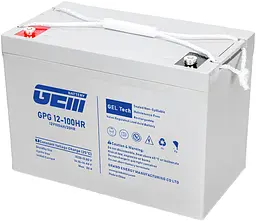 Акумуляторна батарея GEM Battery 12V-100Ah, GEL, L5/T5, (GPG 12-100)