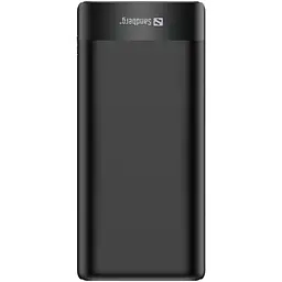 Універсальна мобільна батарея Sandberg 20000mAh 65W PD, QC3.0, Always-ON-Mode, 2xUSB-A, USB-C In/Out, кабель 100W 0.5m - мініатюра 2