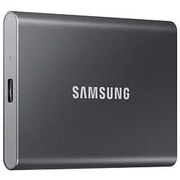 Зовнішній SSD накопичувач Samsung T7 500 GB Titan [MU-PC500T/WW] Gray [71859] - мініатюра 3