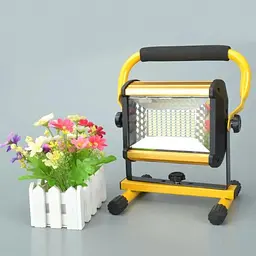 Ліхтар прожектор LED W808 100W (SMD) + USB + 6x18650 (4 режими) - мініатюра 7
