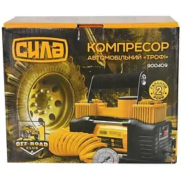Компресор автомобільний Сила Трофі двопоршневий посилений 900409 - мініатюра 2