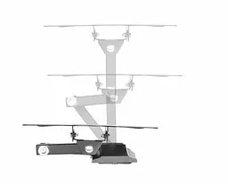 Кронштейн Gembird WM-42ST-01 30х23х25,5 см Чорний (110617281) - мініатюра 10