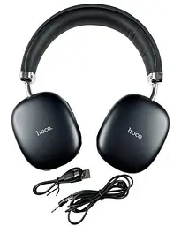 Бездротові bluetooth навушники Hoco W35 BT5.3 з мікрофоном (Чорний) - мініатюра 3