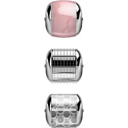 Електронний ролик для обличчя з мікроголками GESKE MicroNeedle Face Roller 9 в 1 білий - мініатюра 3