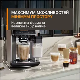 Кофемашина Krups Sensation Elite Hot & Cold 1.7л серая (EA918GE0) - миниатюра 12