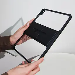 TPU+PC чохол Xundd Stand c посиленими кутами для Apple iPad Air 10.9'' (2020-22)/Air 11'' (2024-25) Чорний - мініатюра 3