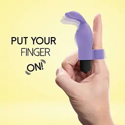 Вібратор на палець FeelzToys Magic Finger 10 см фіолетовий - мініатюра 4