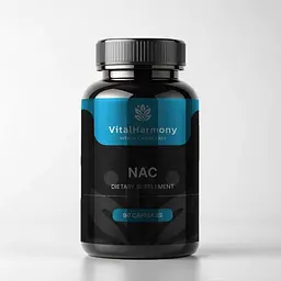 Амінокислота NAC, 90 капсул VitalHarmony fit0026278