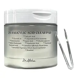 Тонер-педи з саліциловою кислотою 2% Salicylic Acid Clear Pad Dr. Althea 60 шт 170 г