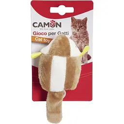 Іграшка для котів Camon, з дзвіночком, плюш, в асортименті - мініатюра 2