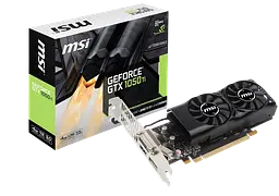 Відеокарта GeForce GTX 1050 Ti 4GB MSI LP (GTX 1050 TI 4GT LP) Б/В