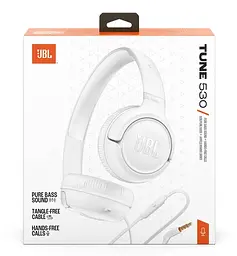 Гарнітура JBL TUNE 530 White (JBLT530WHT) - мініатюра 9