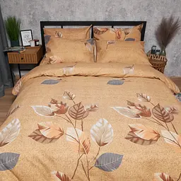 Підковдра Moon&Star Мікросатин Premium Amber Leaf Євро 200x220 см - мініатюра 2