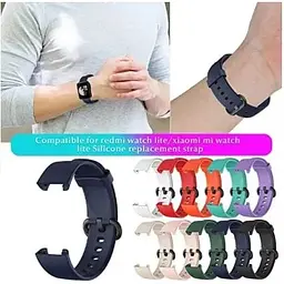 Силіконовий ремінець BeCover для Xiaomi Mi Watch Lite / Redmi Watch 2 / Redmi Watch 2 Lite Deep Blue (706396) - мініатюра 4
