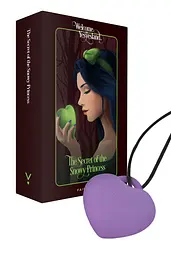 Мінівібратор "Сердечко" FairyGasm PleasureStone violet, 9 режимів, на шнурку