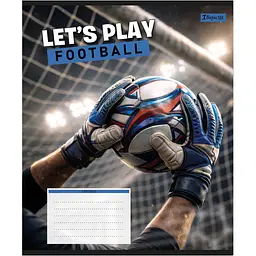 Набір зошитів 1 Вересня Let's play football А5 18 аркушів у лінію 25 шт. (768751) - мініатюра 4