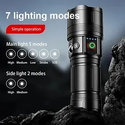 Ліхтар з функцією Power Bank, індикацією заряду, ЗУ Type-C, zoom XPRO CB-B53-TG (47488-B53_449) - мініатюра 9