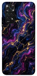 TPU чохол Demsky Purple space marble для Xiaomi Redmi Note 11 (Global) / Note 11S