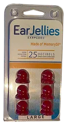 Беруші Earjellies багаторазові силіконові 3 пари L (1105-02)