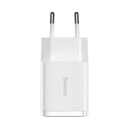 Сітчастий зарядний пристрій Baseus Compact Charger 2U 10.5W EU білий CCXJ010202