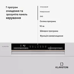 Посудомийна машина Klarstein Amazonia Eco 8 (10045371) - мініатюра 5