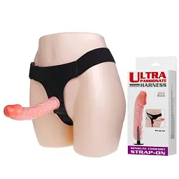 Жіночий страпон, 19,8 х4, 2 см (тілесний) Baile Strap-On For Woman Flesh