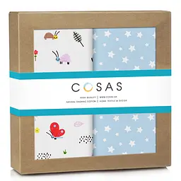 Багаторазові пелюшки дитячі BEES CS2 2шт COSAS (4822052227282)