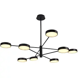 Світильник стельовий Miorro LED Fiori з пультом ДУ 92W 2700-6000К чорний (51-313-003) - мініатюра 2