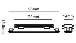 З`єднання лінійне електричне Kloodi KDTR-267 BK чорне - мініатюра 2