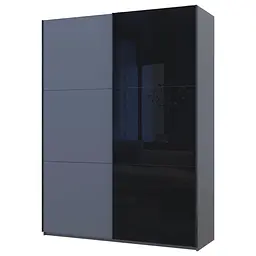 Шафа-купе Doros G-Caiser Графіт Графіт/Чорний 1 ДСП / 1 скло / 3 частини 180х60х240 (42005091) - мініатюра 6