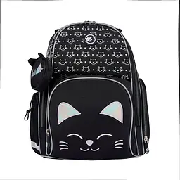 Рюкзак шкільний напівкаркасний Yes S-100 Smiling Cats (559871) - мініатюра 2