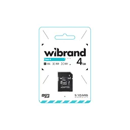 Карта пам'яті Wibrand 4GB microSD class 4 (WICDC4/4GB-A) - мініатюра 2