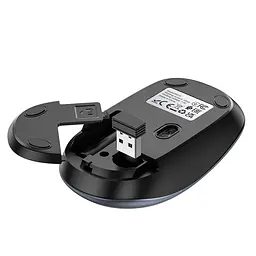 Бездротова оптична мишка Borofone BG13 USB 2.4GHz DPI 800-1600 Чорний - мініатюра 7