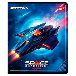 Набір зошитів для записів А5 Yes Space expedition 48 аркушів в клітку 5 шт. (767550) - мініатюра 6