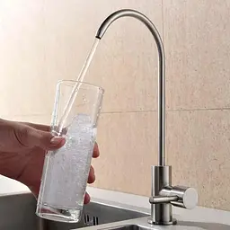 Кран-фасетка під фільтр Wezer EKO4F-13, Нержавіюча сталь - мініатюра 2