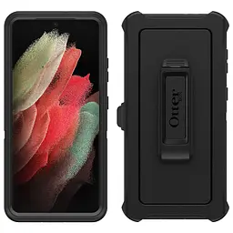 Чохол протиударний із кліпсою-підставкою OtterBox Defender Series 77-81253 для Samsung Galaxy S21 Ultra (6.8") Black - мініатюра 10