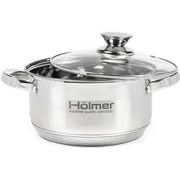 Каструля з кришкою Holmer CR-12538-SS, 3,8 л (CR-12538-SS) - мініатюра 2