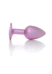 Анальна пробка - Jewellery Pearl Pink Plug Clear S - мініатюра 2