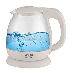 Чайник Adler AD 1283C Cappuccino скляний 1.0л