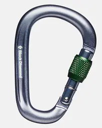 Карабін Black Diamond PearLock Screwgate Сірий