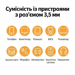 Аудіокабель UGREEN AV183 1 м для стереозвуку й мікрофона 4-контактні штекери TRRS 3,5 мм з обох боків мікрофон працює лише із сумісними TRRS-гніздами обох пристроїв подвійне екранування для смартфона звукової карти мікрофона прямих трансляцій і заміни знімного кабелю сумісної гарнітури тонкі штекери для підключення без зняття тонкого чохла нейлонове обплетення чорний зі сріблясто-синіми корпусами штекерів і золотистими контактами (10648) - мініатюра 9