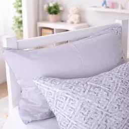 Дитяча постільна білизна JUNIOR Poplin geometry grey (2200012797396) - мініатюра 2
