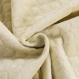 Покривало ТЕП Velour ромб круглий 210х150 см бежеве (4-00515_22455) - мініатюра 3