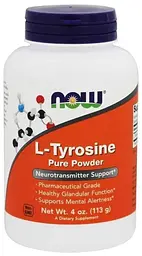 Тирозин Now Foods L-Tyrosine 113 грам