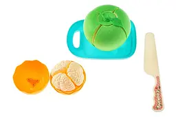 Іграшковий набір продуктів на липучках з ножем для рольових ігор YG Toys 3+ (633-64) - мініатюра 2