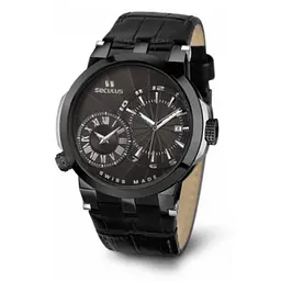 Наручний годинник Seculus 4511.5.775.751 black, ipb, black leather