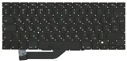 Клавіатура для ноутбука Apple MacBook Pro A1398 (2012, 2013, 2014, 2015) з підсвічуванням (Light) Black, (No Frame), RU (вертикальний ентер) - мініатюра 2