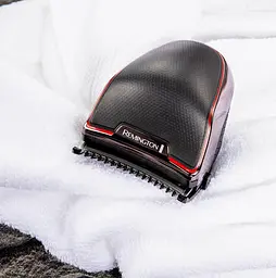 Машинка для стрижки Remington Quickcut Pro, мережа+акум., роторний мотор, насадок-12, титан.напил., чорний - мініатюра 2